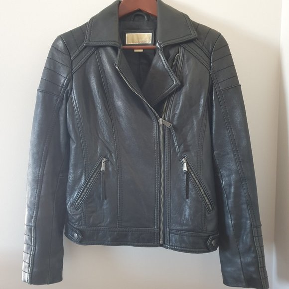 Michael Kors Jackets & Blazers - Michael Kors Leather Moto Jacket